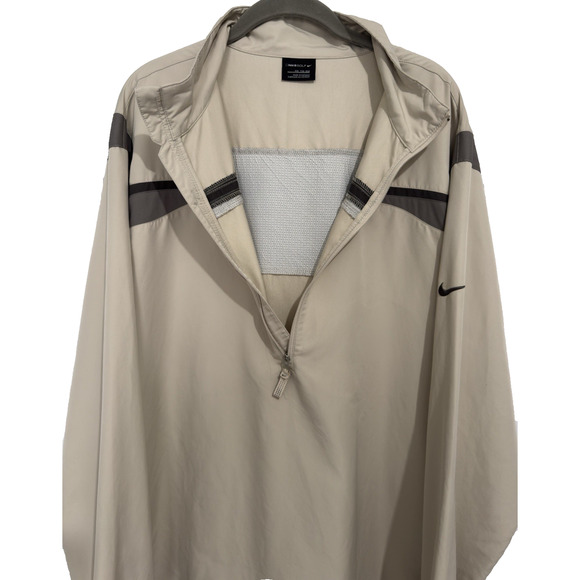 Nike Golf Men’s 2XL Pullover Half-Zip Windbreaker Jacket Zip Pockets - Picture 4 of 10